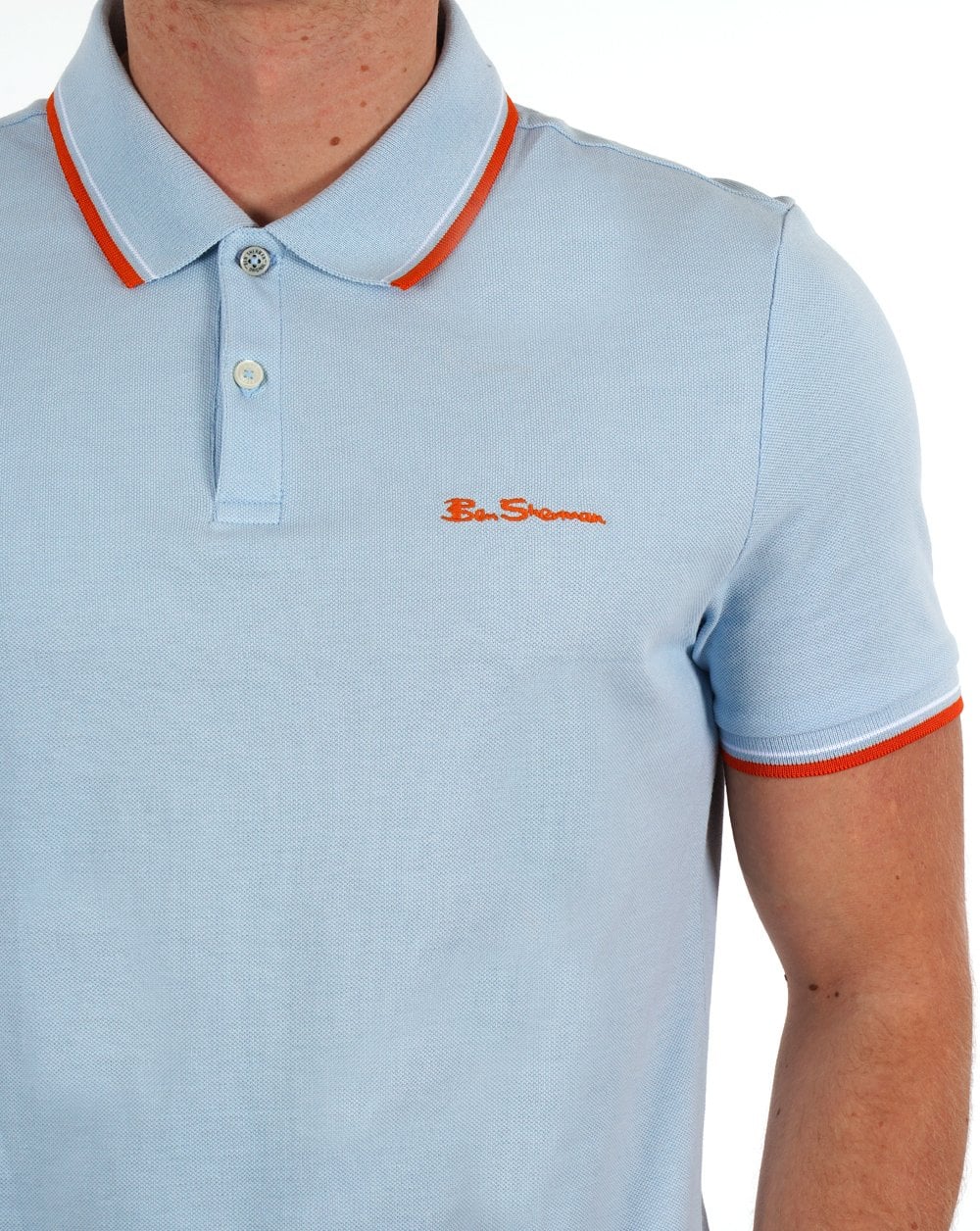 Ben Sherman Signature Poloshirt Hellblau