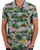 Gant Hawaiian Print Polo Shirt Dove Blue