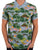 Gant Hawaiian Print Polo Shirt Dove Blue