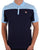 Fila Vintage Vilas Polo Shirt Navy/Sky Blue/White