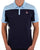 Fila Vintage Vilas Polo Shirt Navy/Sky Blue/White