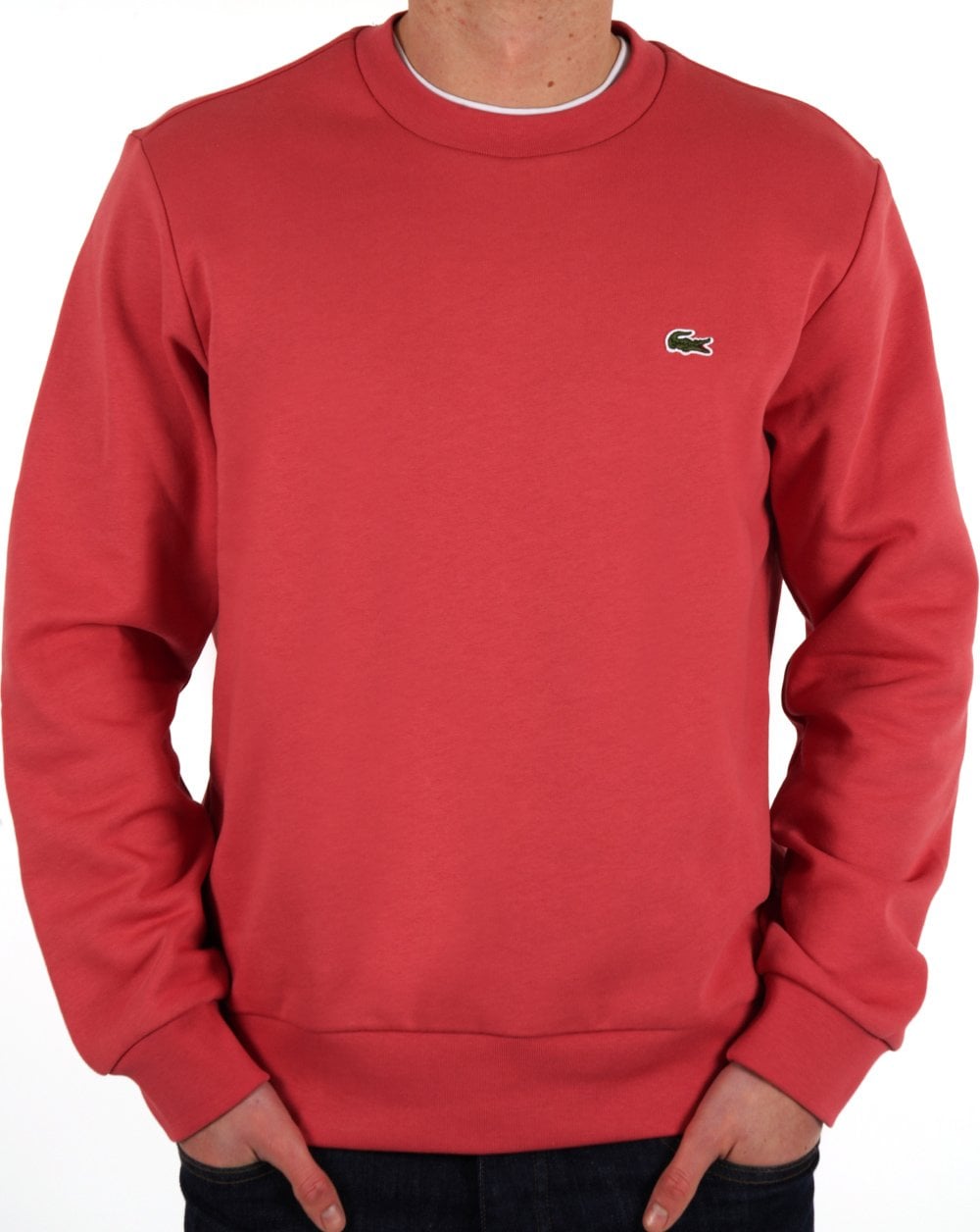 Lacoste Baumwoll-Sweatshirt Sierra Red