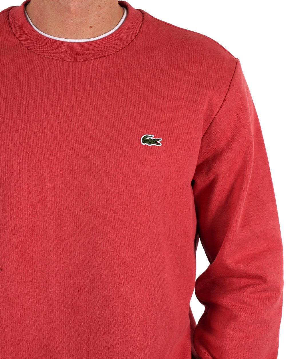 Lacoste Baumwoll-Sweatshirt Sierra Red