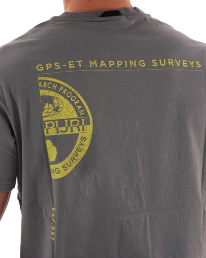 Napapijri Manta T-Shirt Grau