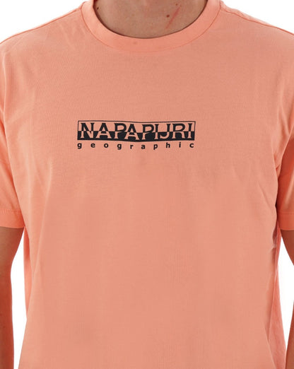 Napapijri S-Box T-Shirt Rosa Lachs