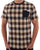 Aquascutum Macro Check T-shirt Navy