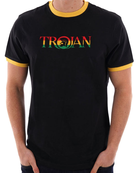Trojan Helm Logo T-Shirt Schwarz