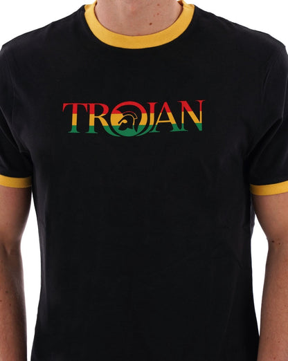Trojan Helm Logo T-Shirt Schwarz
