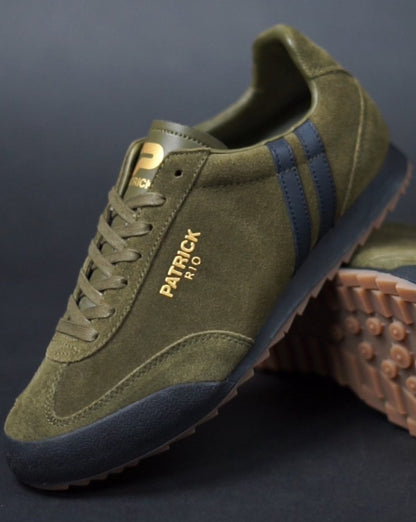 Patrick Rio Sneaker Oliv / Schwarz