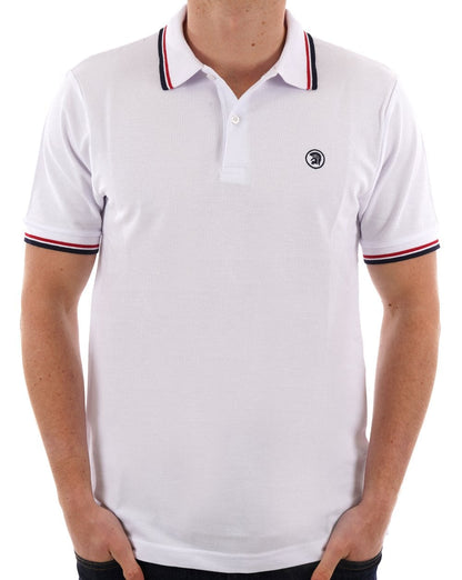 Trojan Twin Tipped Polo Weiß