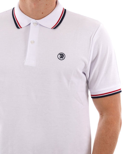 Trojan Twin Tipped Polo Weiß