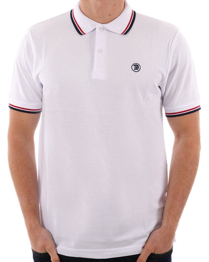 Trojan Twin Tipped Polo Weiß