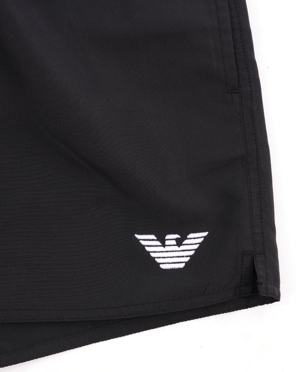 Emporio Armani Logo Badeshorts Schwarz