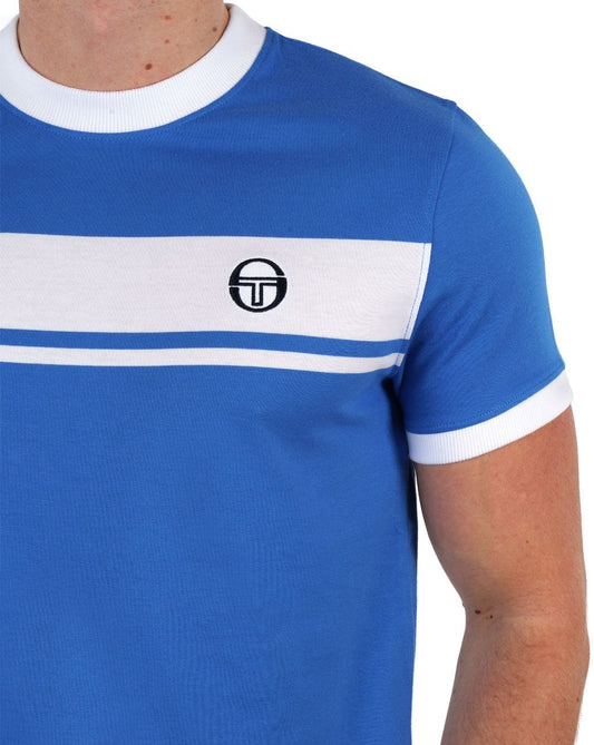 Sergio Tacchini Sergio Tacchini Masters T-Shirt Blau/Weiß