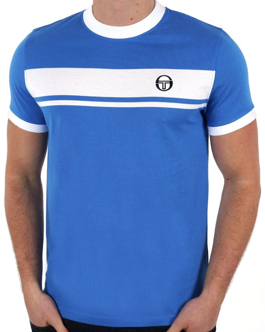 Sergio Tacchini Sergio Tacchini Masters T-Shirt Blau/Weiß