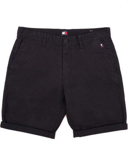 Tommy Jeans Scanton Chino-Shorts in Schwarz