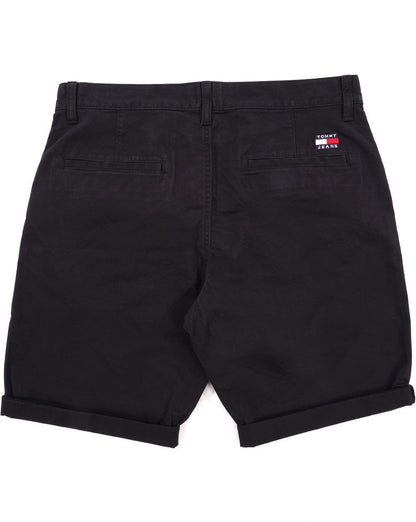 Tommy Jeans Scanton Chino-Shorts in Schwarz