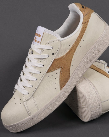 Diadora Game Low Waxed Sneaker Off-White / Soft Gold
