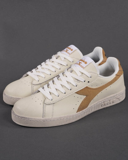 Diadora Game Low Waxed Sneaker Off-White / Soft Gold