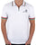 Sergio Tacchini Tipped Zip Polo Shirt White Green Red