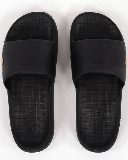 Lacoste Serve Hybrid Slide Schwarz
