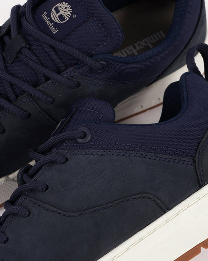 Timberland Maple Grove Oxford-Sneaker in Marineblau mit Nubukleder