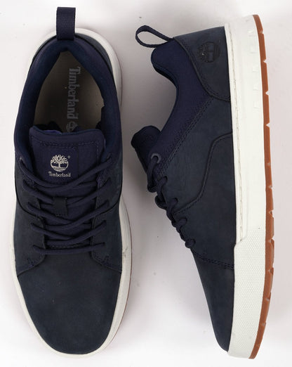 Timberland Maple Grove Oxford-Sneaker in Marineblau mit Nubukleder