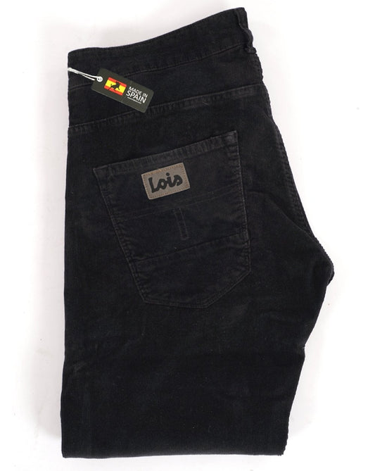 Lois Sierra Nadelkordeln Schwarz