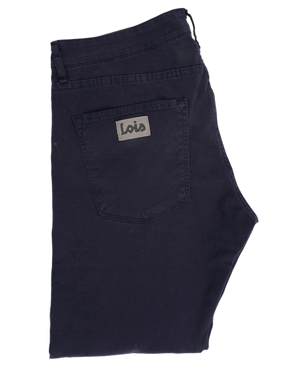 Lois Terrace Baumwoll-5-Pocket-Jeans in Marineblau