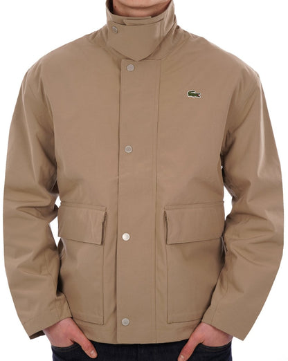 Lacoste Jacke Dunkelsand