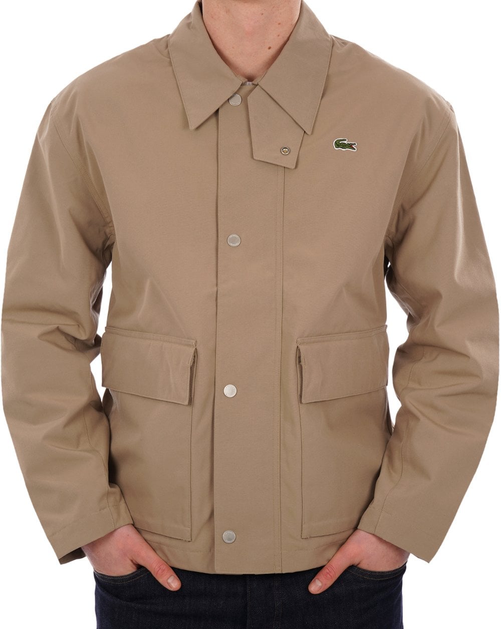 Lacoste Jacke Dunkelsand