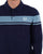 Sergio Tacchini Young Line LS Polo Shirt Navy/Soft Blue