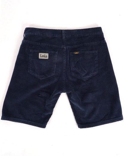 Lois Pepe Jumbo Cord Shorts Marineblau