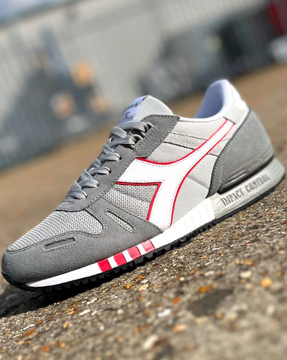 Diadora Seb Titan Sneaker grau/weiß/rot