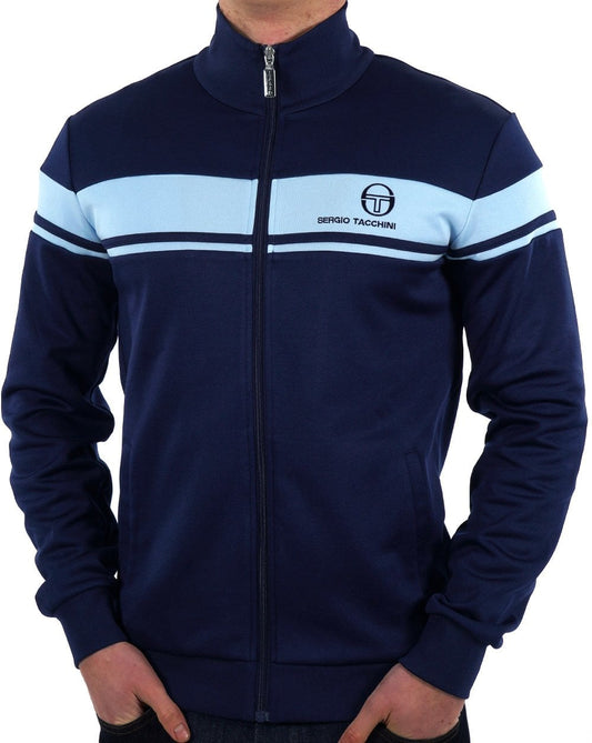 Sergio Tacchini Masters Trainingsoberteil, Marineblau/Himmelblau