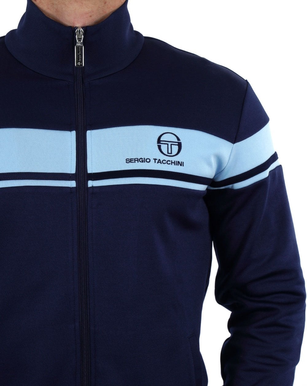 Sergio Tacchini Masters Track Top Navy Sky