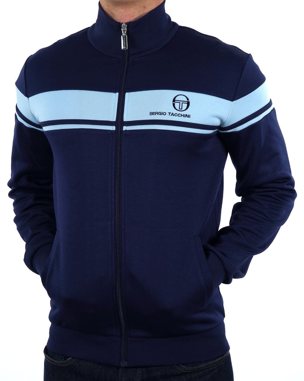 Sergio Tacchini Masters Track Top Navy Sky