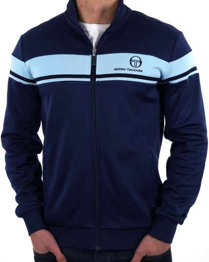 Sergio Tacchini Masters Trainingsoberteil, Marineblau/Himmelblau