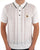 Gabicci Vintage Knitted Weave Polo White