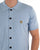 Gabicci Vintage Full Button Polo Shirt Sky