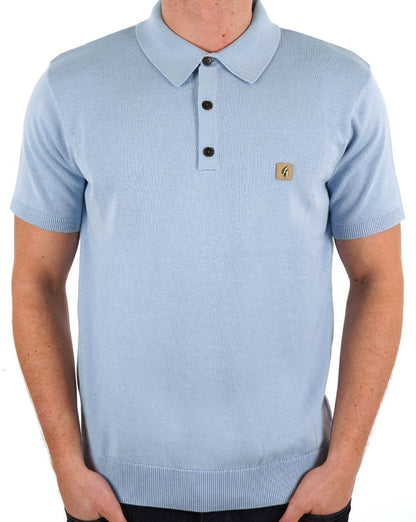 Gabicci Vintage Strickpolo Sky