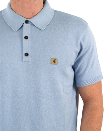 Gabicci Vintage Strickpolo Sky