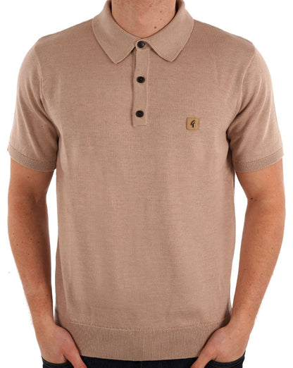 Gabicci Vintage Jackson Strickpolo Hellsand