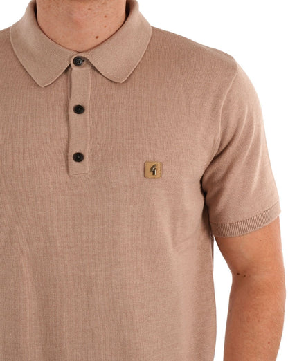 Gabicci Vintage Jackson Strickpolo Hellsand