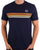 Sergio Tacchini Multi Stripe T Shirt Navy Blue
