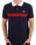 Sergio Tacchini Supermac Polo Shirt Navy Blue/Dark Red