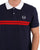 Sergio Tacchini Supermac Polo Shirt Navy Blue/Dark Red
