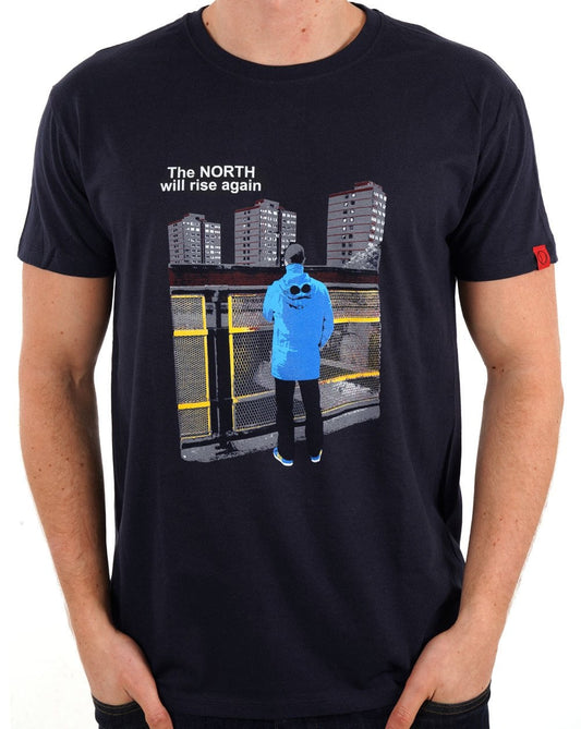 80s Casuals North Will Rise T-Shirt Marineblau