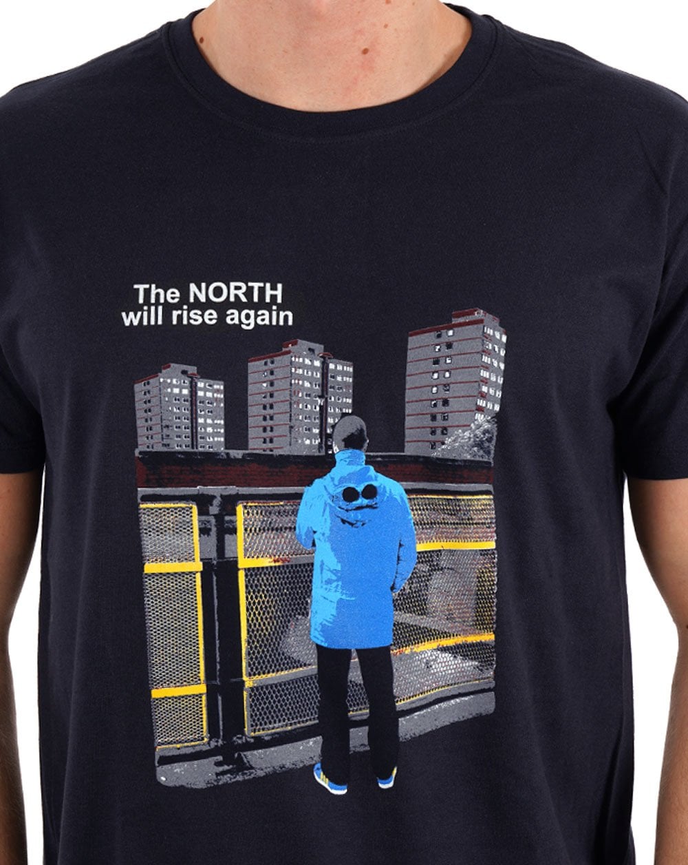 80s Casuals North Will Rise T-Shirt Marineblau