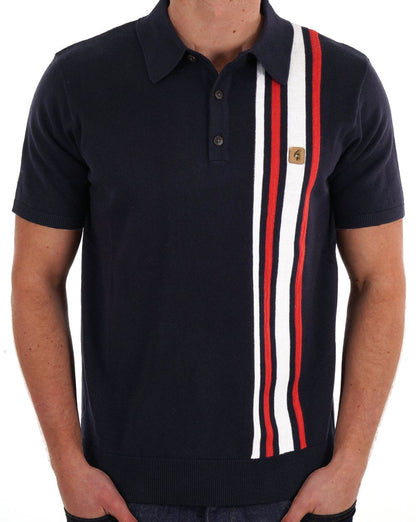 Gabicci Vintage Soda Strickpolo Marineblau